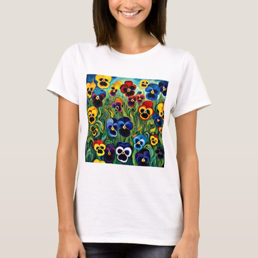 Publiek van Pansies T-shirt (Voorkant)