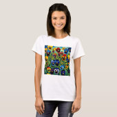 Publiek van Pansies T-shirt (Voorkant volledig)
