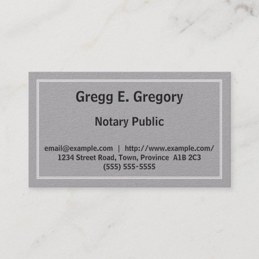  publiek Visitekaartje (Voorkant)