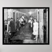 Publieke Bathhouse in NYC 1910 Poster (Voorkant)