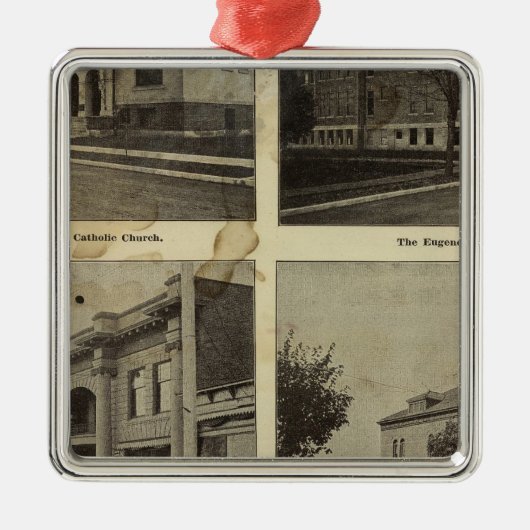 Publieke honden, Eugene, Oregon Metalen Ornament (Voorkant)