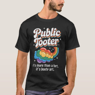 Publieke kiezer genant grappig ongepast gezoem t-shirt