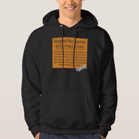 publieke overlast hoodie (Voorkant)