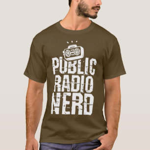 Publieke radio radio nerd t-shirt