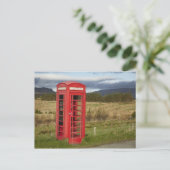 Publieke telefooncel, Ellishadder, nabij Staffin, Briefkaart (Staand voorkant)