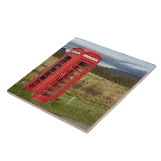 Publieke telefooncel, Ellishadder, nabij Staffin, Tegeltje (Zijkant)