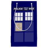 Publieke telefooncel van politie klein cadeauzakje (Voorkant)