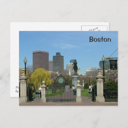 Publieke tuin briefkaart (Voorkant / Achterkant)