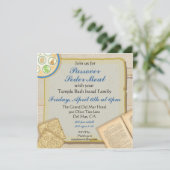 Publikatieuitnodiging voor Passover Seder-makerspa Kaart (Staand voorkant)