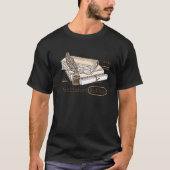 PUBLISHED AUTHOR Ink Feather Books Write Writer Wr T-shirt (Voorkant)