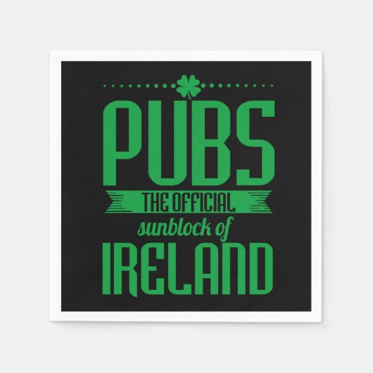 Pubs The Official Sunblock Of Ireland Clovers St P Servet (Voorkant)