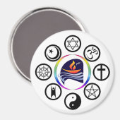 PUC Logo ronde magneet (Voorkant / Achterkant)