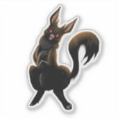 Púca Ierse Folklore Vinyl Sticker (Voorkant)