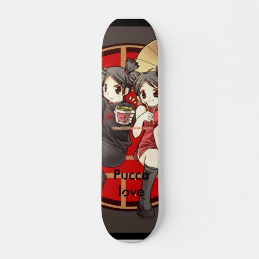 Pucca-liefde Skateboard (Voorkant)