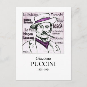 Puccini Briefkaart