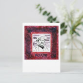 Puccini-briefkaart Briefkaart (Staand voorkant)