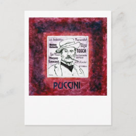 Puccini-briefkaart Briefkaart