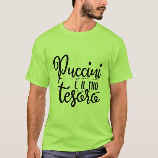 Puccini è il mio tesoro koffiemok t-shirt (Voorkant)