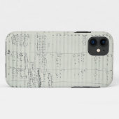 Puccini Opera La Bofoome Music Manuscript Excerpt Case-Mate iPhone Case (Achterkant (horizontaal))