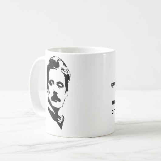 Puccini Quote Koffiemok (Voorkant links)