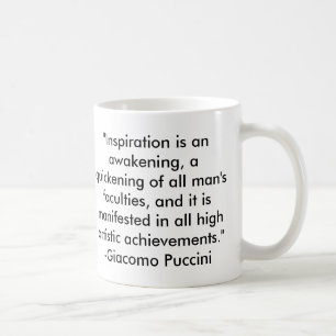 Puccini Quote Koffiemok