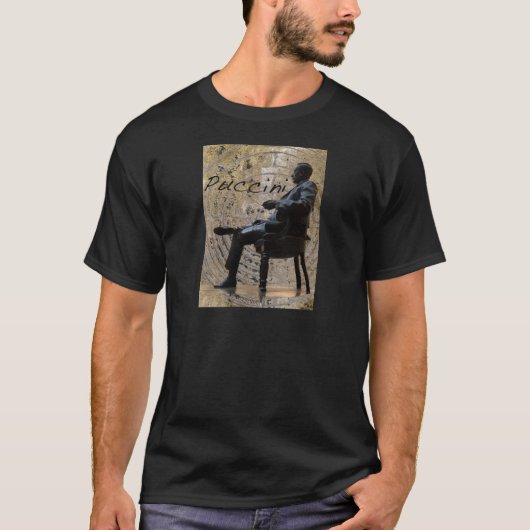 Puccini_Statue_Lucca1 T-shirt (Voorkant)