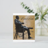 Puccini_Statue_Lucca Briefkaart (Staand voorkant)