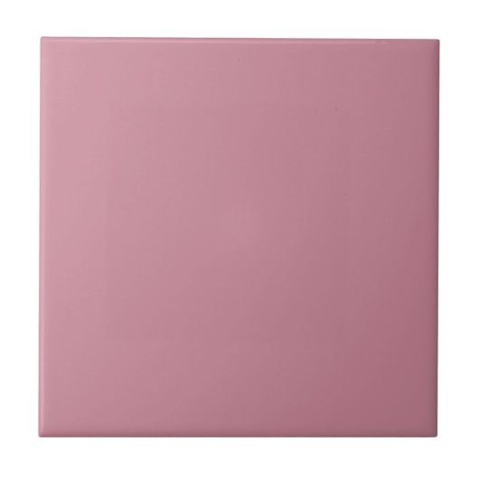 Puce Pink Color Tegel Tegeltje (Voorkant)