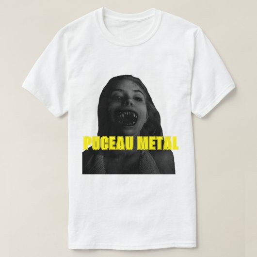 PUCEAU METAL T-SHIRT (Design voorkant)