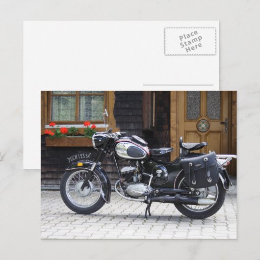 Puch 125 SV Briefkaart (Voorkant / Achterkant)