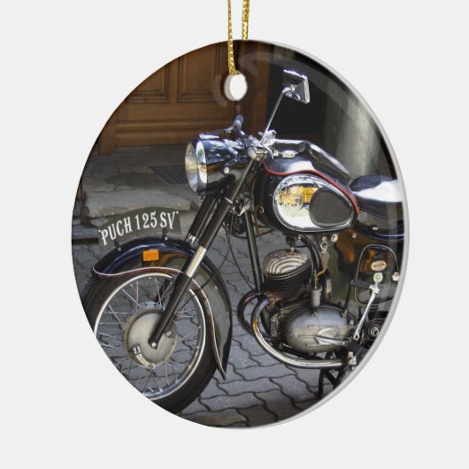 Puch 125 SV Keramisch Ornament (Links)