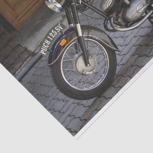 Puch 125 SV Tissuepapier (Detail)