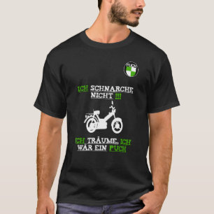 Puch Maxi Gezegden Moped Fans Scooter Moped Cool T-shirt