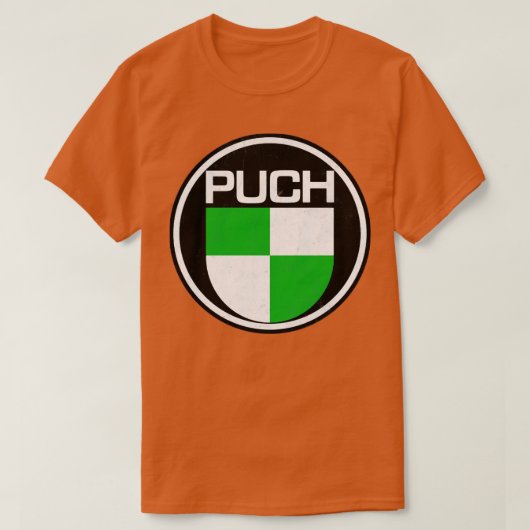 Puch motorfietsen vervaagd  stijl t-shirt (Design voorkant)