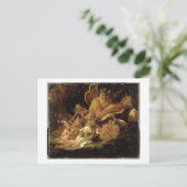 Puck and Fairies, uit 'A Midzomer Night's Dream' Briefkaart (Staand voorkant)