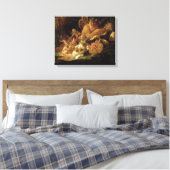 Puck and Fairies, uit 'A Midzomer Night's Dream' Canvas Afdruk (Insitu (Slaapkamer))