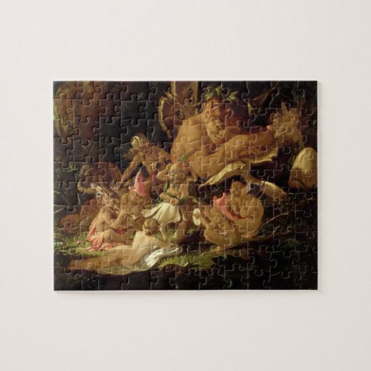 Puck and Fairies, uit 'A Midzomer Night's Dream' Legpuzzel (Horizontaal)