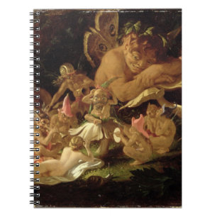 Puck and Fairies, uit 'A Midzomer Night's Dream' Notitieboek