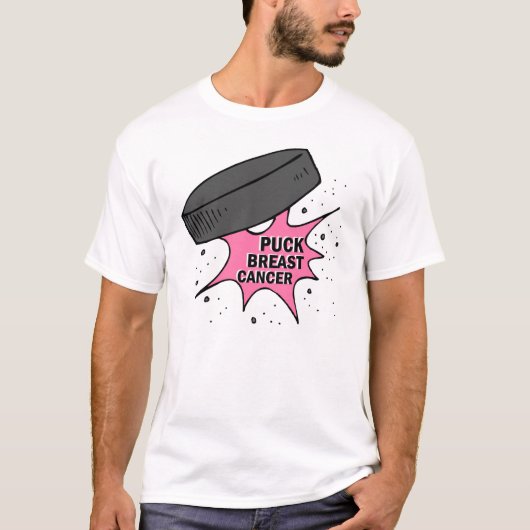 PUCK Breast Cancer 1 T-shirt (Voorkant)