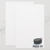 Puck Briefpapier (Voorkant / Achterkant)