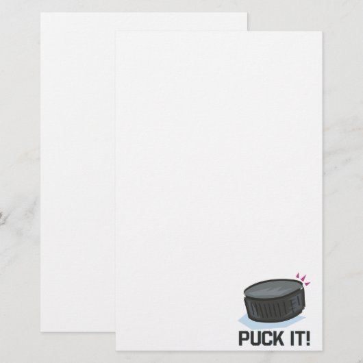 Puck Briefpapier (Voorkant / Achterkant)