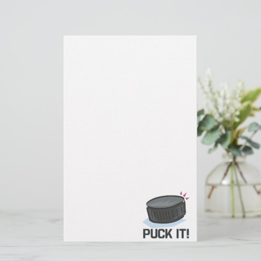 Puck Briefpapier (Staand voorkant)