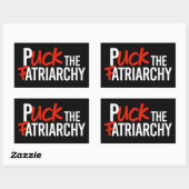 Puck de Fatriarchy Rechthoekige Sticker (Vel)