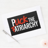 Puck de Fatriarchy Rechthoekige Sticker (Envelop)
