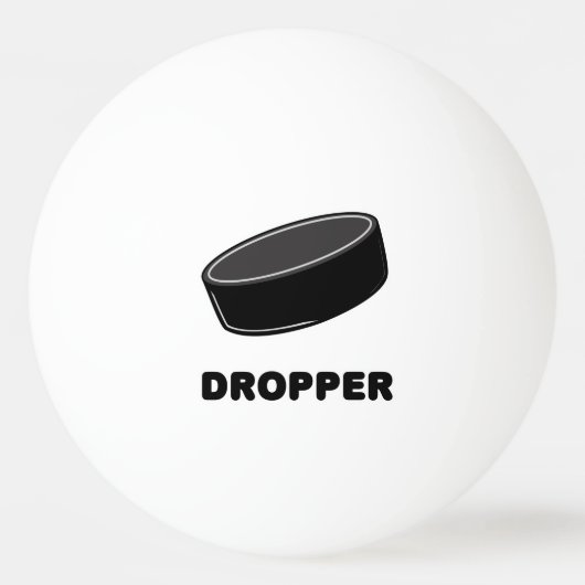 Puck Dropper Pingpongbal (Achterkant)