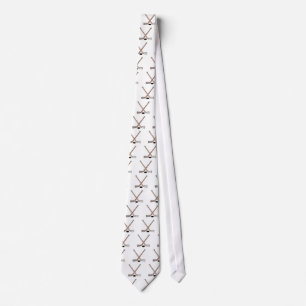 puck en hockeysticks ontwerp stropdas