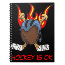Puck en Stok in Vlammen, Hockey is OK, Sport Notitieboek