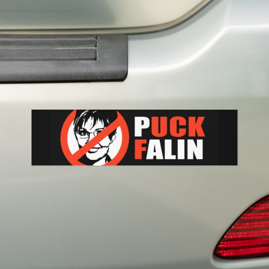 PUCK FALIN BUMPERSTICKER (Op auto)