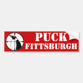 Puck Fittsburgh Bumpersticker (Voorkant)
