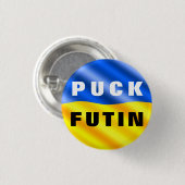 Puck Futin Button Vrijheid voor Oekraïne (Voorkant /achterkant)